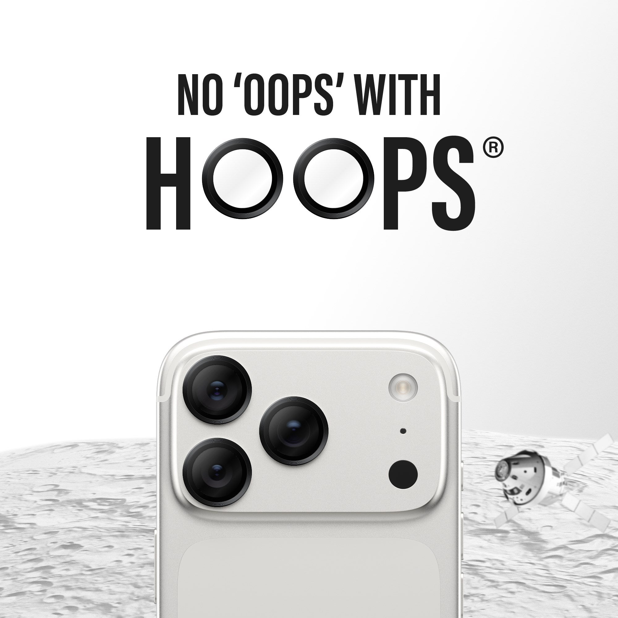 PanzerGlass® Hoops® Ceramic II Camera Lens Protector iPhone 17 Pro | iPhone 17 Pro Max | iPhone 16 Pro | 16 Pro Max